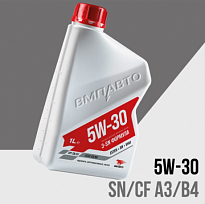 ВМПАВТО Масло моторное синтетическое 3-SN API SN/CF A3/B4 5w30 ВМП9210 канистра 1л 1шт/8шт